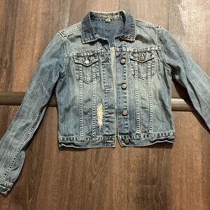 American Eagle Outfitters Light Blue Jean Jacket